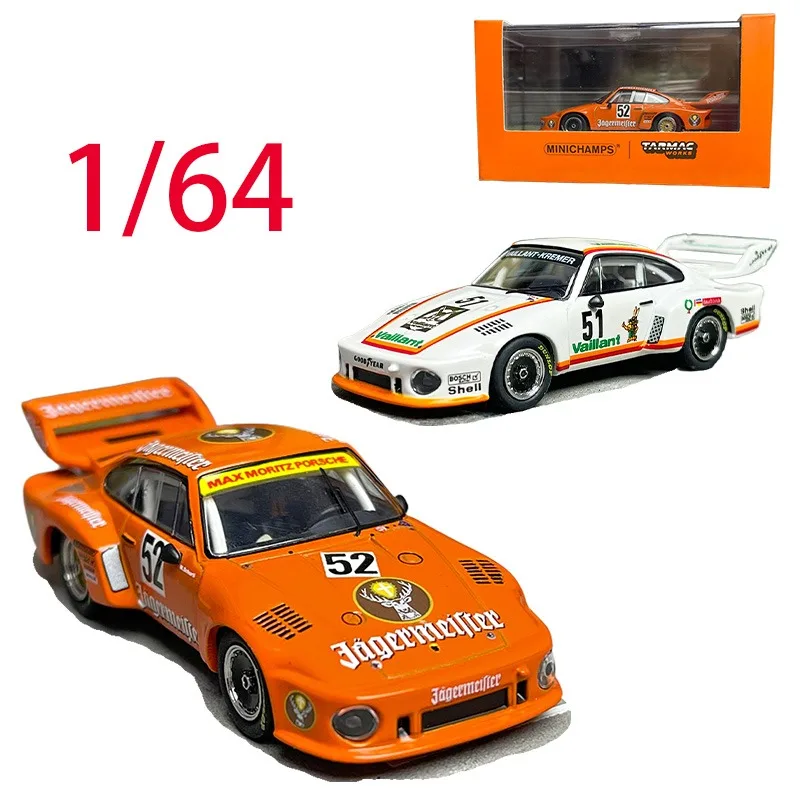 

TW &Mini Cut Diecast 1/64 Scale Porsche Alloy Car Model Porsche 935 Deer Head #52 #51 Play Vehicles Toys for Boys Original Box