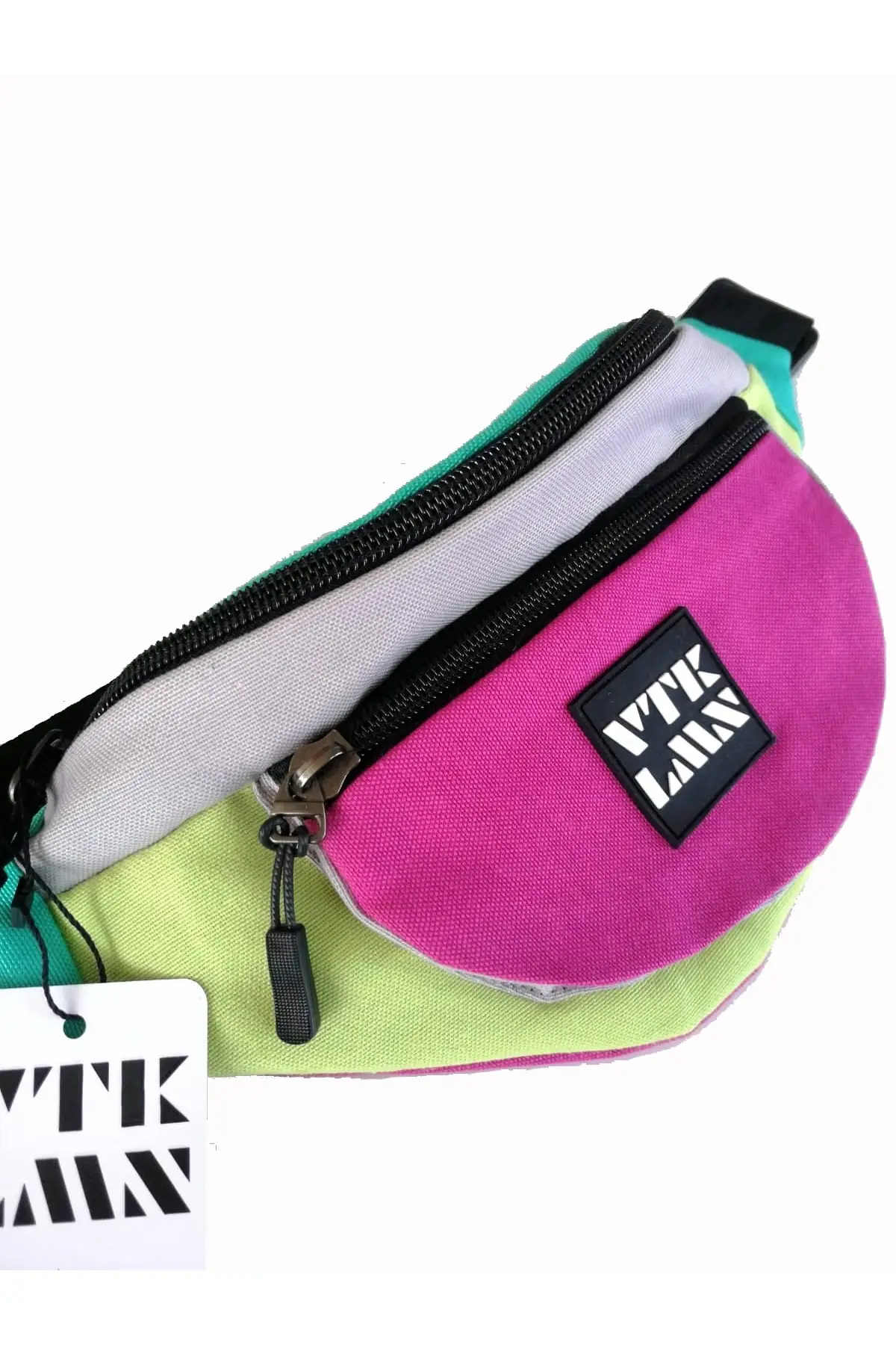 Unisex bunte schulter und taille tasche