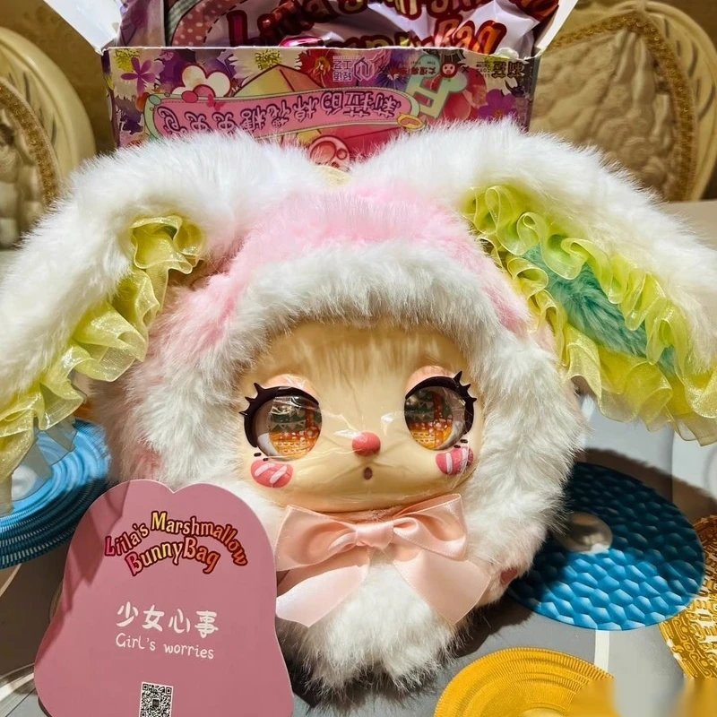 

Genuine Baby Three Liila'S Marshmallow Bunny Bag Blind Box Shoulder Bag Cute Bag Pendant Surprise Gift For Girls