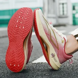 Zapatillas de correr ultraligeras para hombre y mujer, zapatos de alta calidad para correr al aire libre, E-TPU, suela de goma acolchada, antideslizantes para maratón, 21