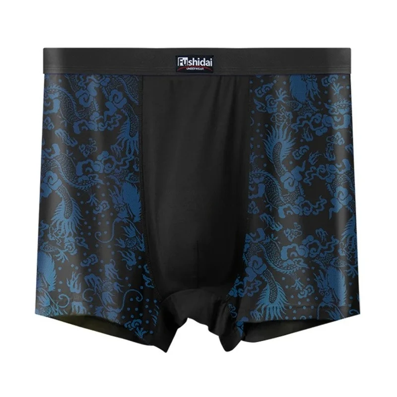 3XL-10XL الرجال عالية الخصر سراويل بوكسر مشروط حجم كبير الملابس الداخلية للرجال الكبار 150 كجم المتضخم الراحة مطاطا حزام الملاكمين