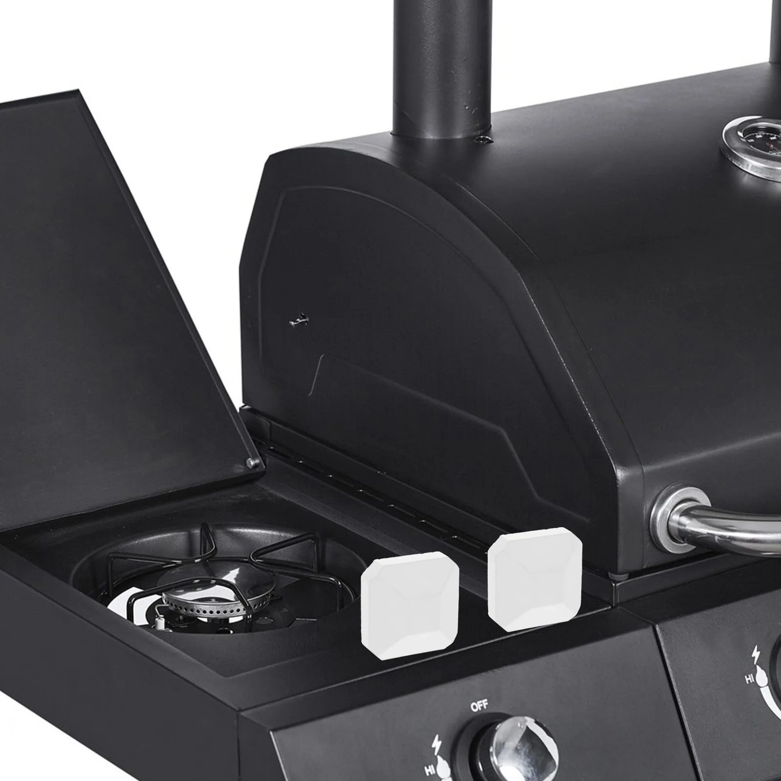 

10Pcs Replacement Cordierite Briquettes for Gas Grill Bbq Grill Replacement Parts Enhance Heat Distribution Outdoor Use