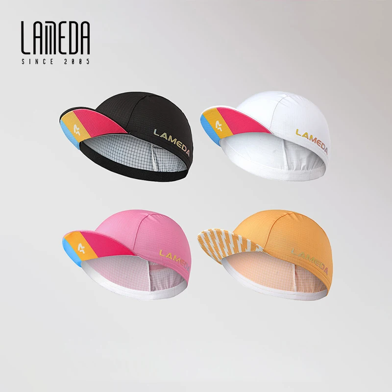 LAMEDA New Cycling Cap Men Women Lightweight Breathable Personalized Fashion Sunshade Hat Spring Summer MTB Road Bike