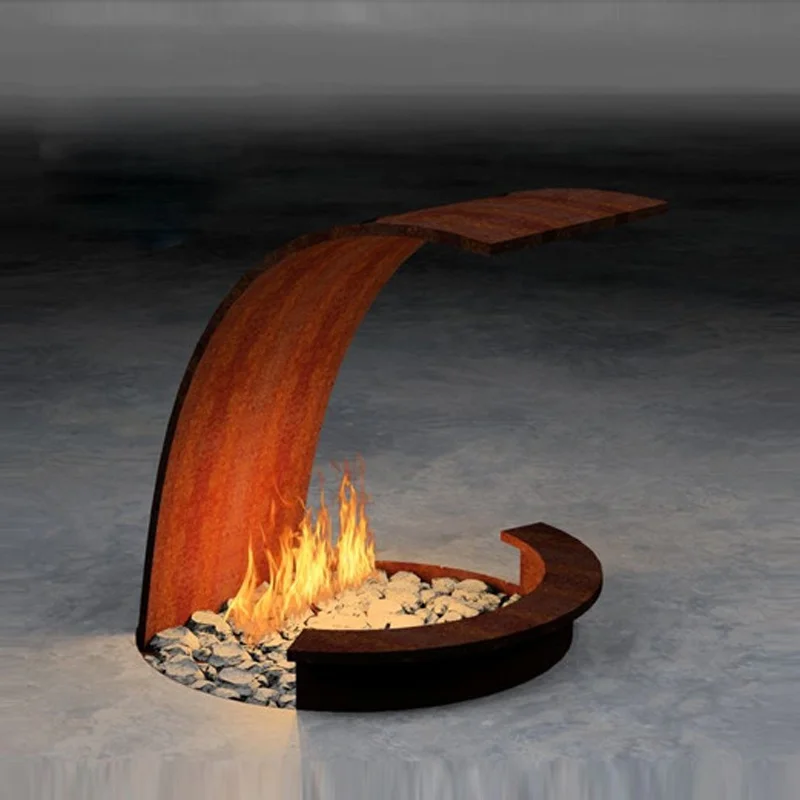 Garden Decoration Corten Steel Fire Pit