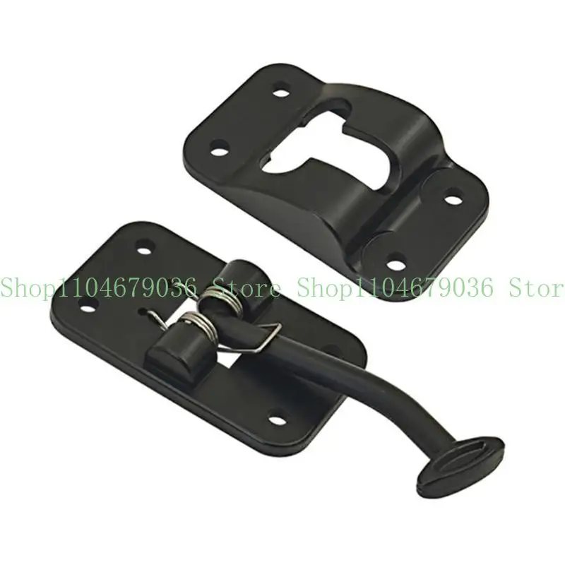 

652F Door Safety Catch Hook Travel Trailer Door Limit Bracket Caravans Door Windproof Hook Latches Simple Installation PA6