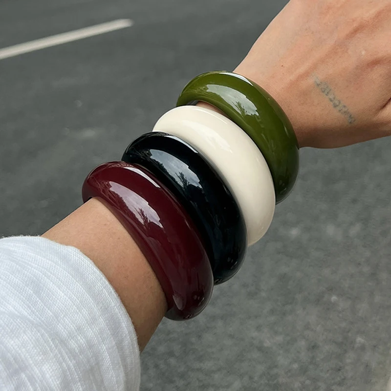 Modisches übertriebenes geometrisches Armband für Frauen, Boho, elegant, minimalistisch, einzigartiges Design, offener Armreif, Ins-Stil, Alltagsschmuck