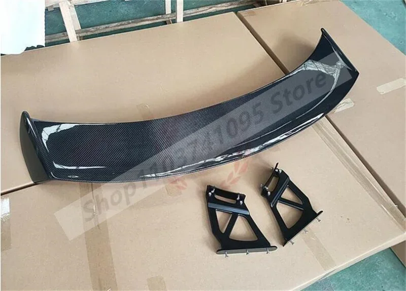 Carbon Fiber Rear Wing Lip Diffuser Tail Trunk Spoiler For Porsche 981 982 718 918 987 Cayman Boxster 2013-2024 GT GT4 Style