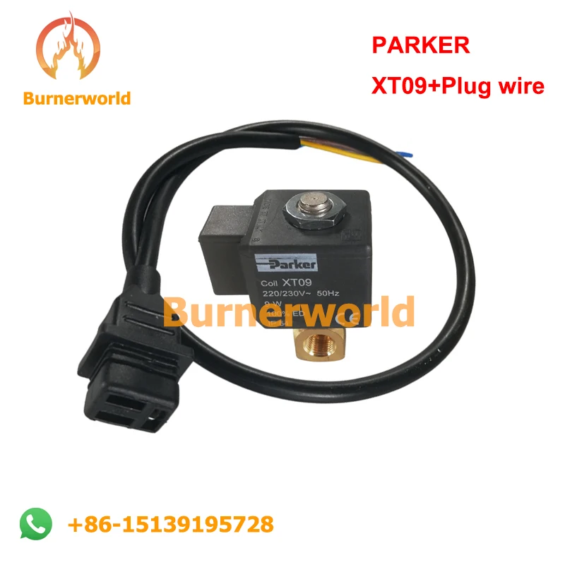 Parker Solenoid Valve and Plug Wire VE131IN-XT09  Methanol Diesel Solenoid Valve Coil PARKER Plug Wire