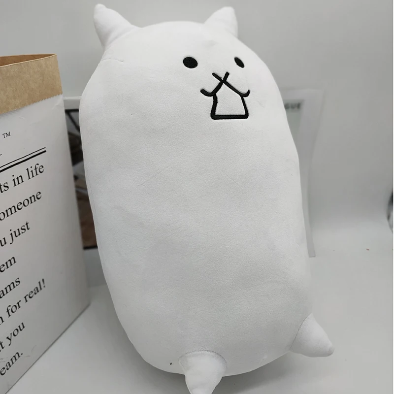 Dibujos animados Nyanko gran guerra muñeco de peluche Anime animales batalla gatos peluche juguetes para niños regalos de navidad y cumpleaños