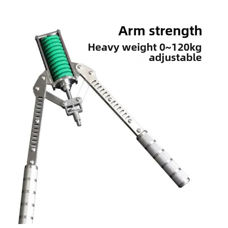 304 Stainless Steel Adjustable Arm Trainer, Multi-Function Home Fitness Equipment for Chest & Abdominal Muscle Workout，Fitness