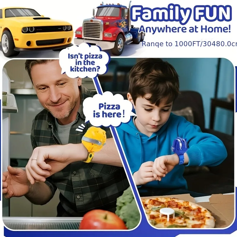 어린이용 워키토키 시계 장난감 만화 변신 로봇 발광 시계 야외 상호작용 통신 워키토키 장난감 선물