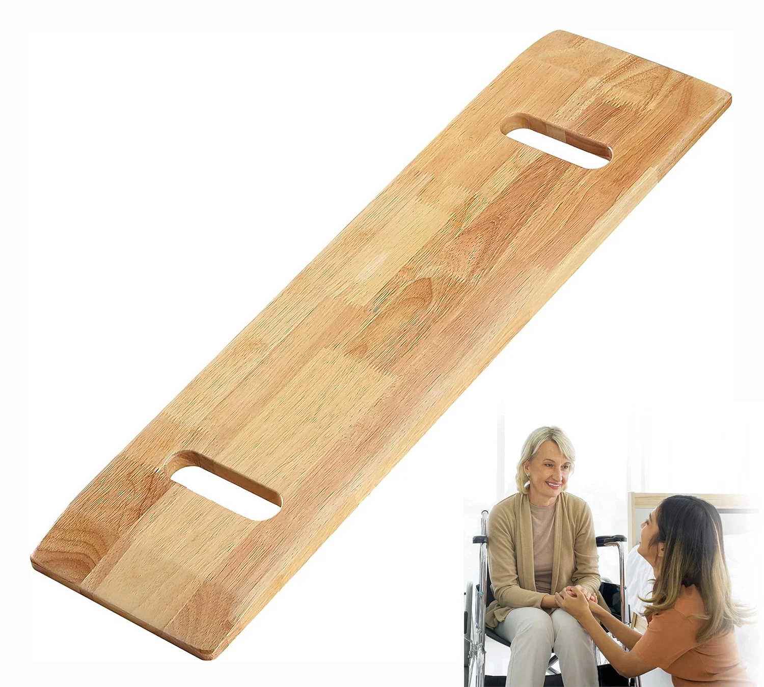 

Вспомогательная деревянная доска для переноса. Мобильное медицинское оборудование с ручкой используется для переноса пациентов пожилого возраста между инвалидными колясками.