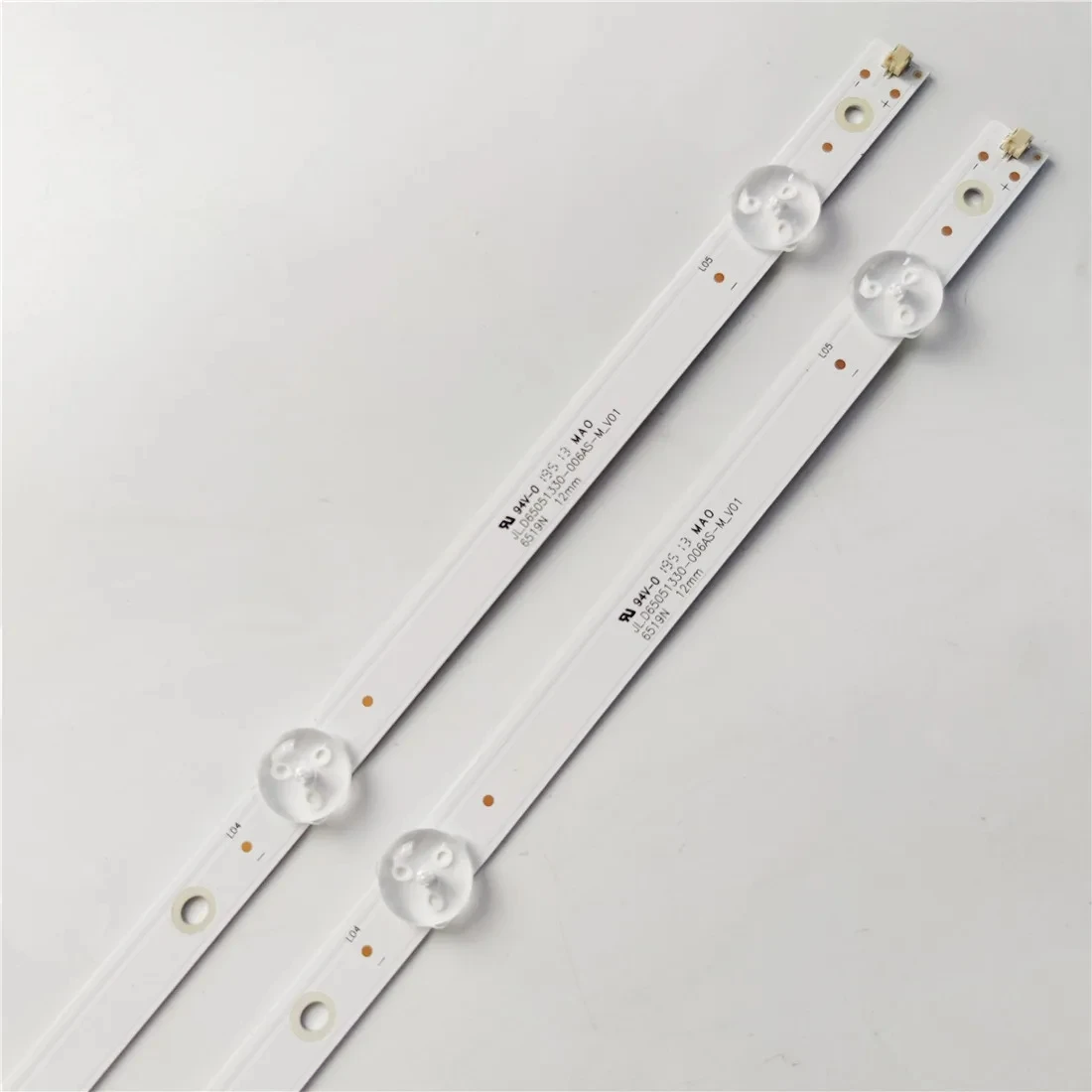 Led backlight strip, 6v/led luz tira, 12mm, 308056519ndtz002 cx65d05-zc62ag-02 5s1p 303cx650046