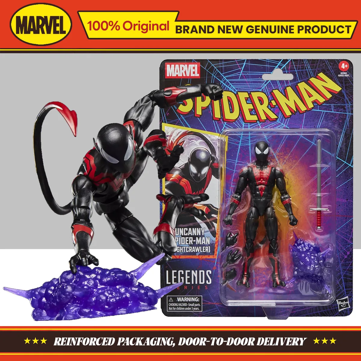 hasbro-marvel-legendes-serie-uncanny-spider-man-chenille-de-nuit-15-cm-figurine-collection-jouets-originaux-modele-cadeaux