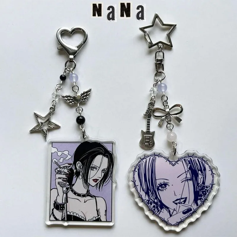 LIMITED COLLECTION! Nana & Hachi beaded keychains y2k handmade