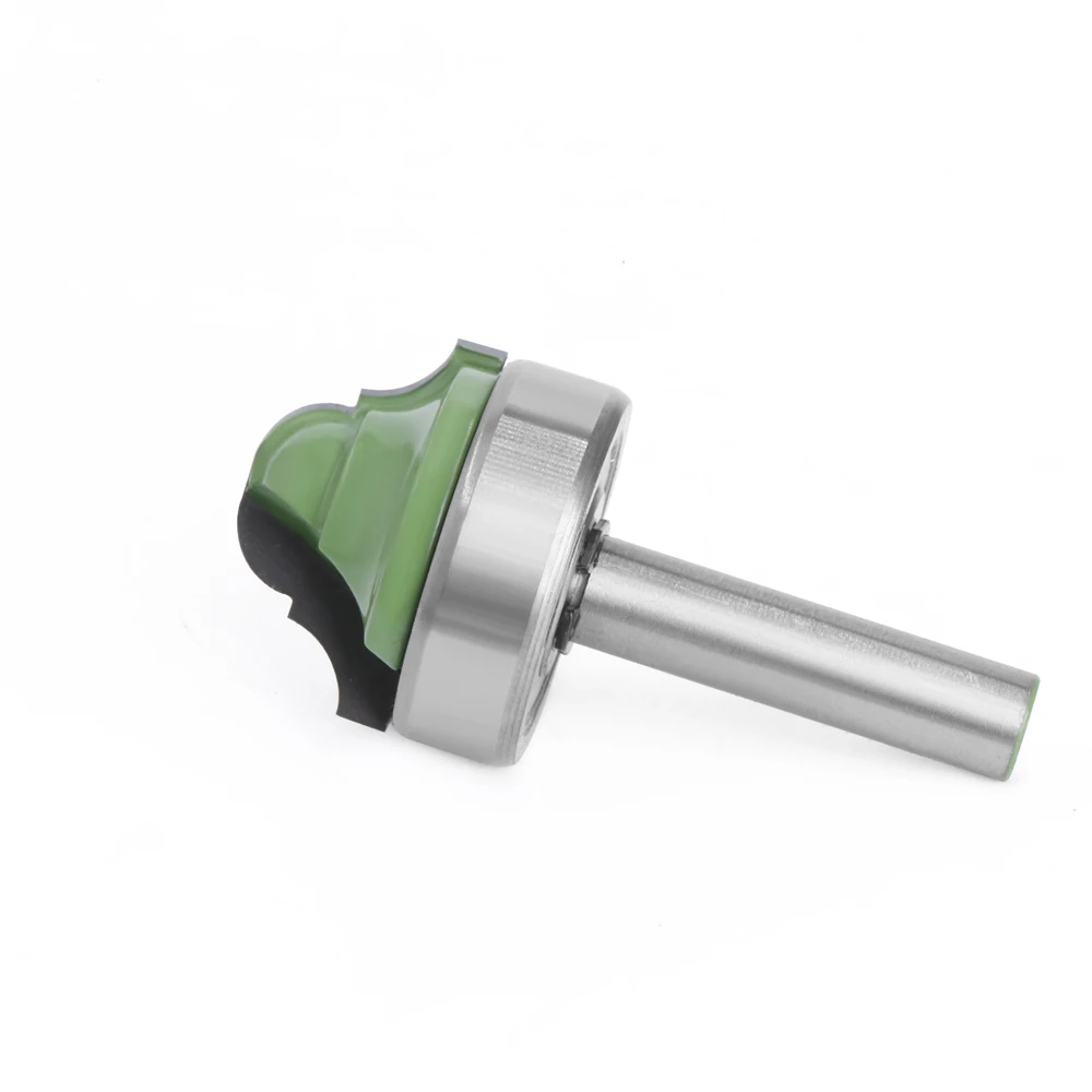 LAVIE 1pc 8mm Shank Bearing Shank Double Roman Ogee Edging Router Bit Milling Cutter For Wood Wood Line Knife Hobbing MC02100