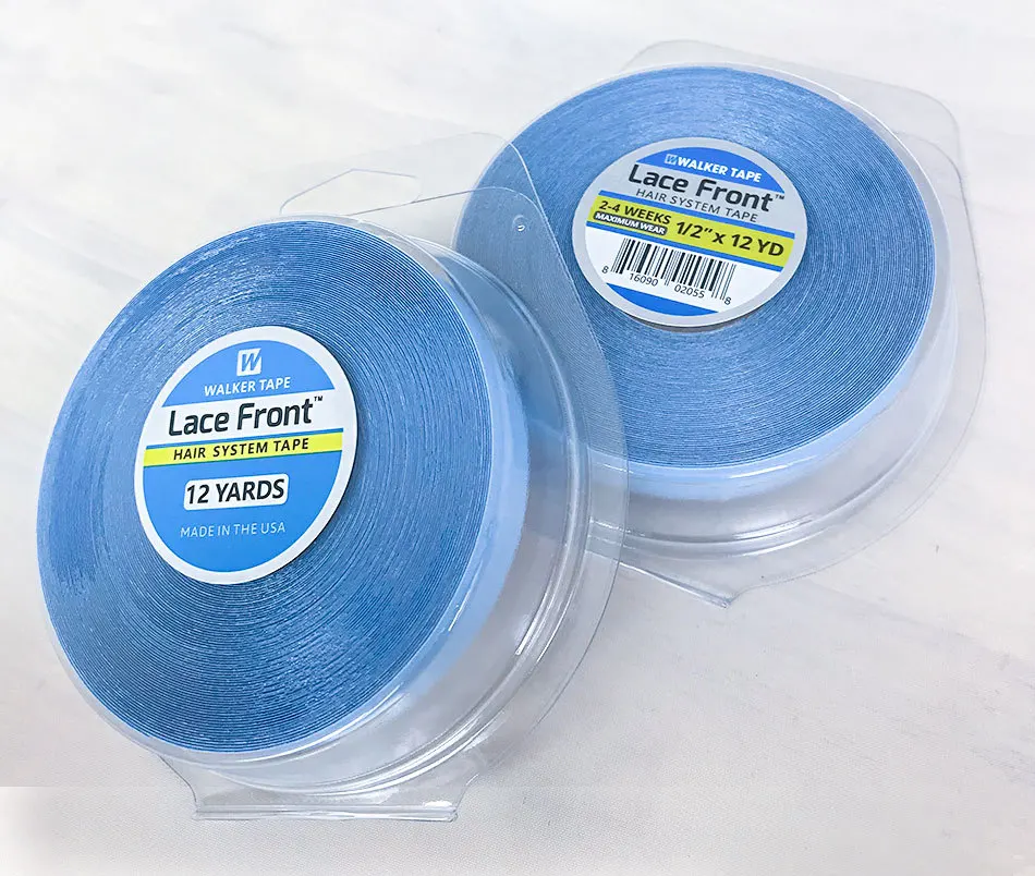 36/12/3yards Hair System Tape Double Side Walker Tape Blue Lace Front Wig Tape For Toupee Sweatproof Ultra Hold Wig Tape