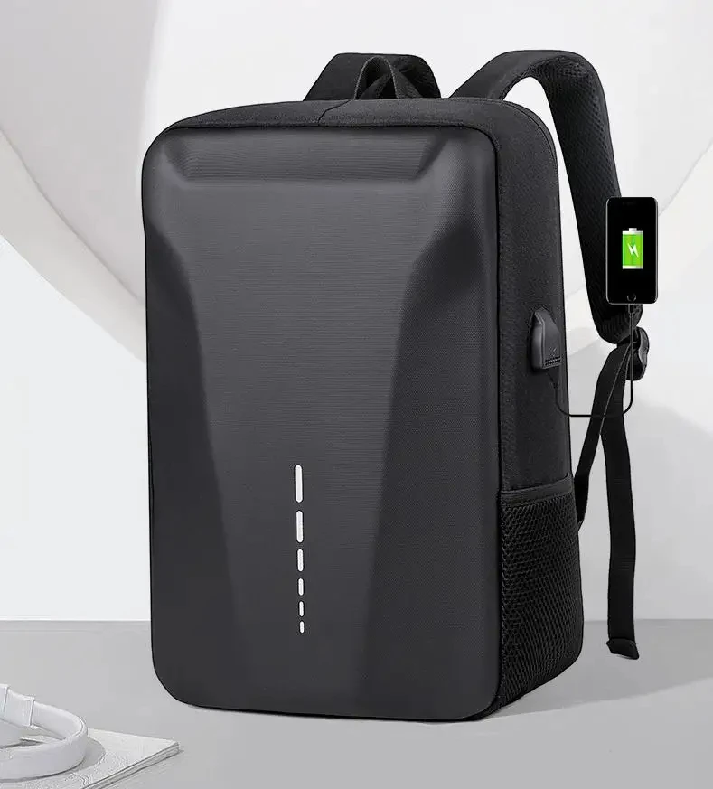 

USB Business Hard Shell Backpack Men's Casual Fashionable Anti-theft Travel Backpack Advanced Tent Travel Waterproof Laptop Bag