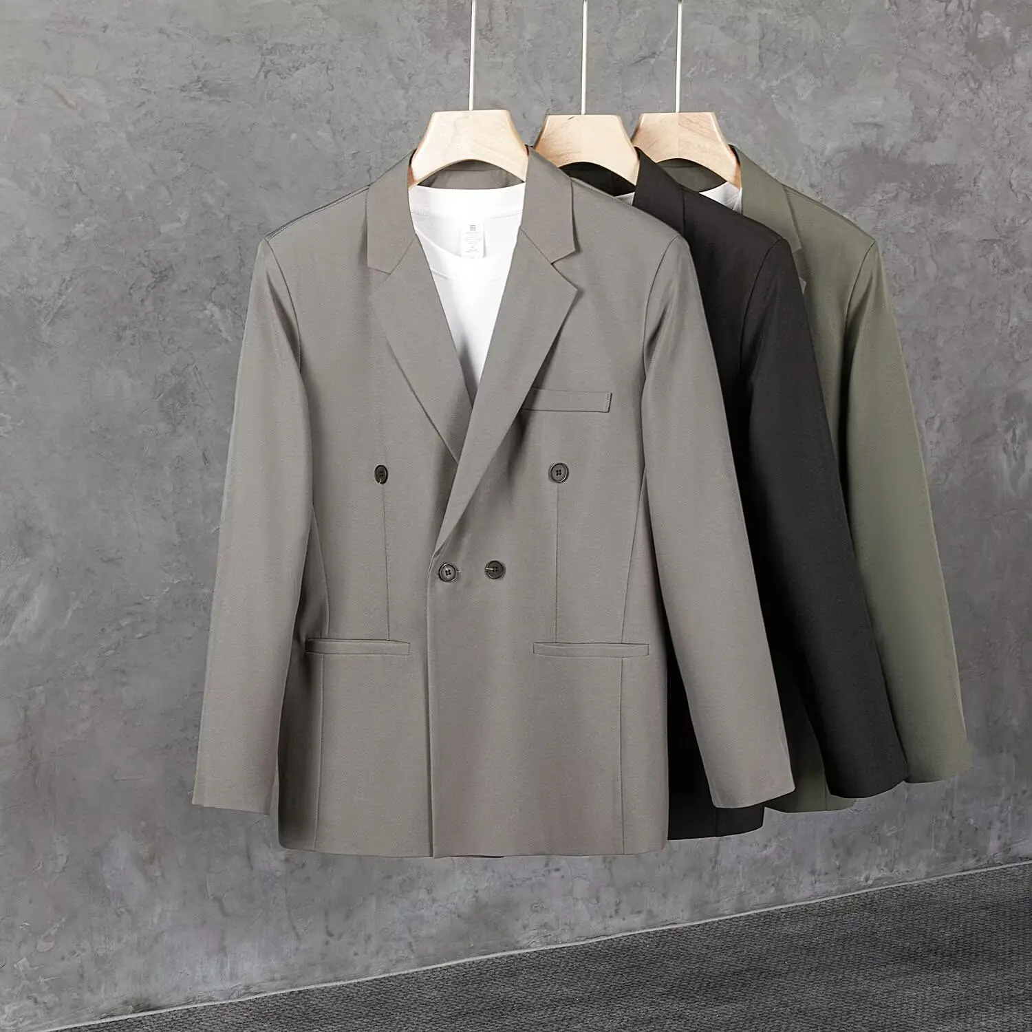 

Spring and Autumn Casual Suit Double Button Style Fashionly Stylish Party, Wedding, Casual and Versatile Business Suit