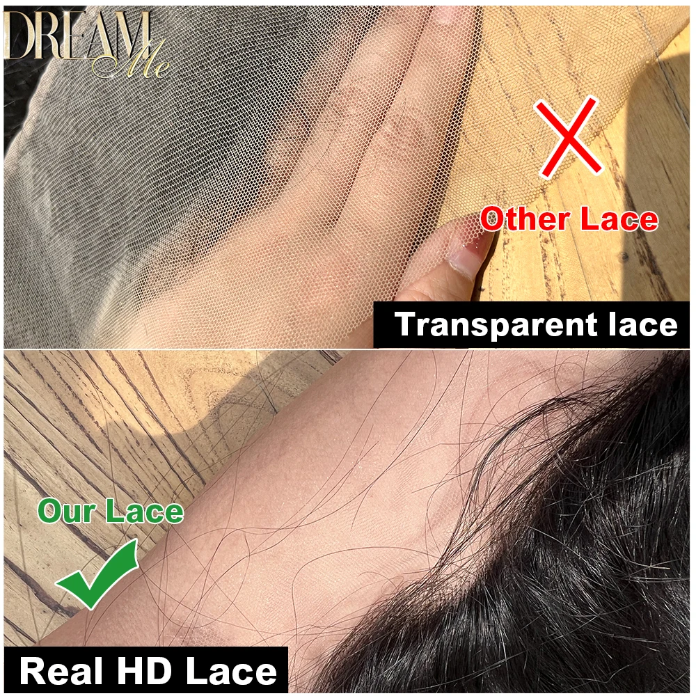 Real HD Lace Frontal 13x4/13X6 Ear to Ear Lace Frontal Only 4x4/5x5/6x6 Invisible HD Lace Closure Only Brazilian Remy Hair