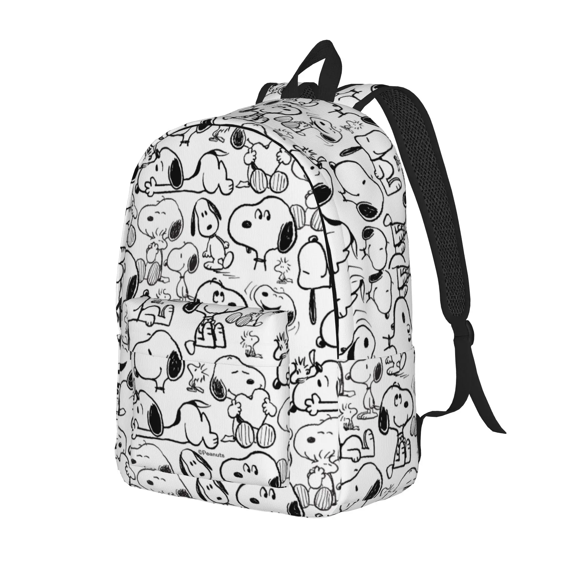 Snoopys Smile Giggle Laugh Pattern Fashion Backpack Sports High School Business  Daypack for Men Women Laptop Shoulder Bag
