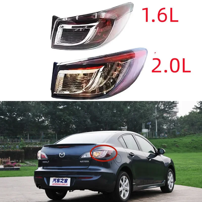 

For Mazda 3 sedan 1.6/2.0 2011-2015 Car Accessories LED Rear Outside Tail Light Assembly Stop Lights Parking Lamp Rear lamp