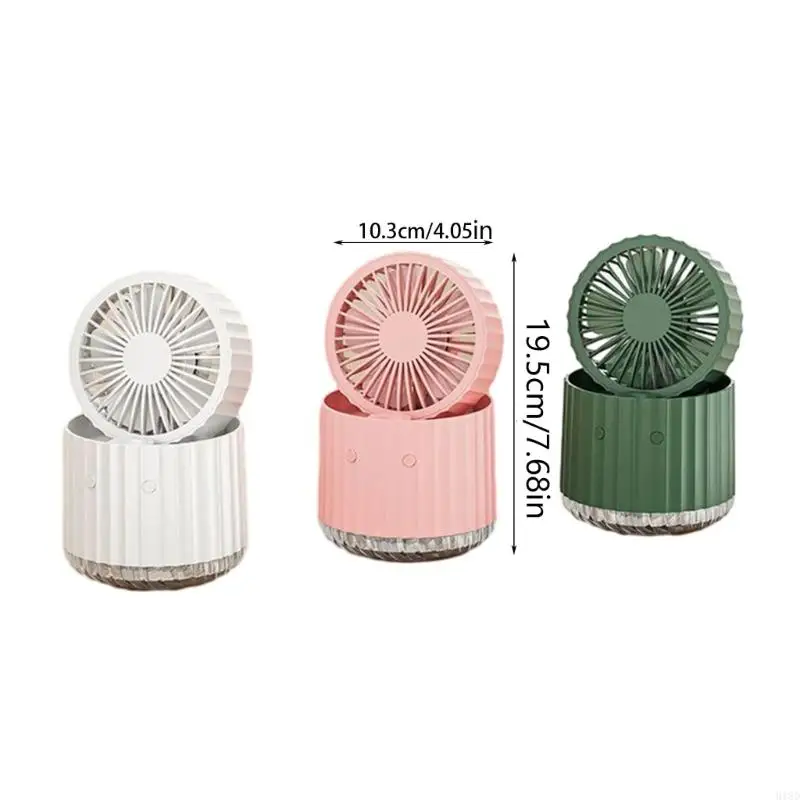 918D có thể gập lại bàn của người hâm mộ quạt người hâm mộ Fan Camping Office Fan Humidifying Fan