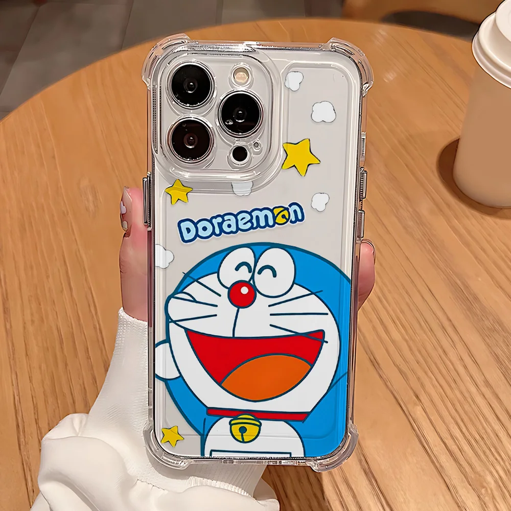 حافظة لهاتف آيفون 17 16 15 14 13 12 11 PRO MAX 7 8 PLUS Air XR X XS MAX غطاء كرتوني مضاد للشفاء