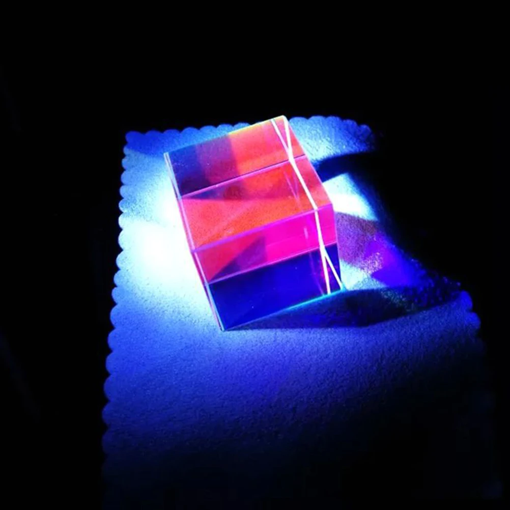 

Optical Glass Rgb Dispersion Prism X-Cube Size M Physics Teaching Decoration Educational Science Glass Cube Optical X-Cube