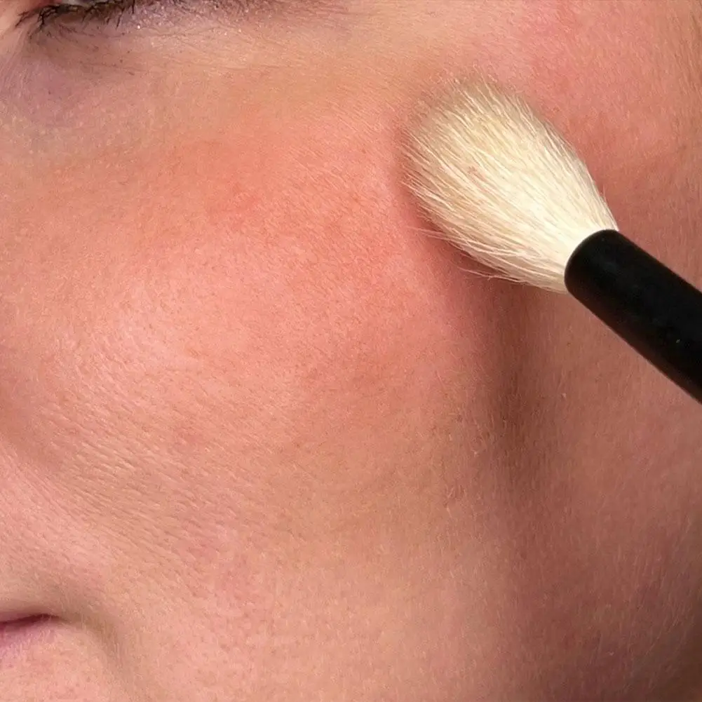 Crema opaca naturale bicolore Glitter di alta qualità Matte Pesca Viso Pigmento minerale Nude Guancia Fard Polvere Contorno Ombra