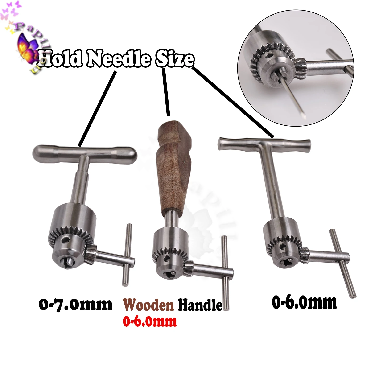 

Orthopedic Kirschner Wire Locker Universal Hollow Hand Drill Hand Drill Wooden Handle Veterinary Surigcal Instrument