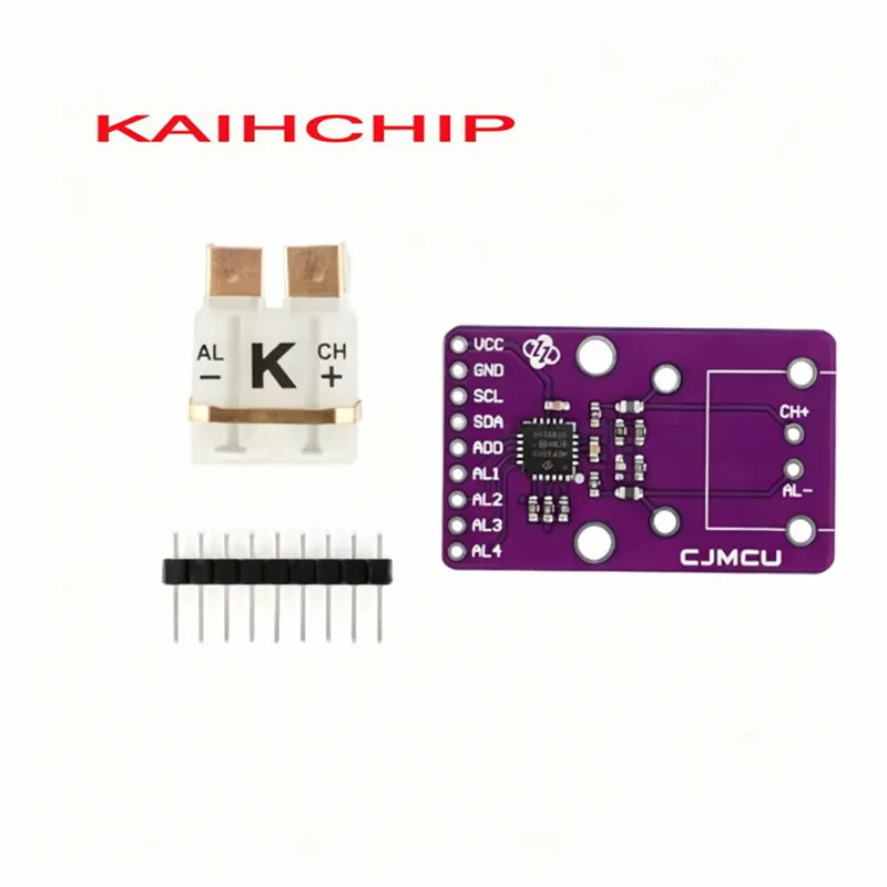 

KHXC CJMCU-96 MCP9600 Модуль преобразователя термопары типа K/T/J Поддержка преобразования температуры интерфейса I2C IIC