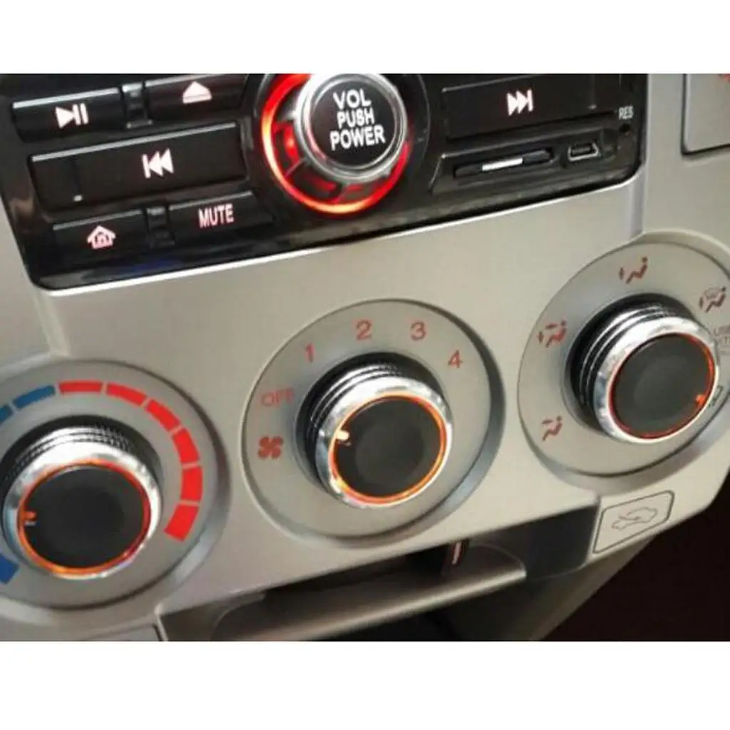 Air Conditioning Heater Switch Knob Aluminum Alloy Replacement Button for VW 1