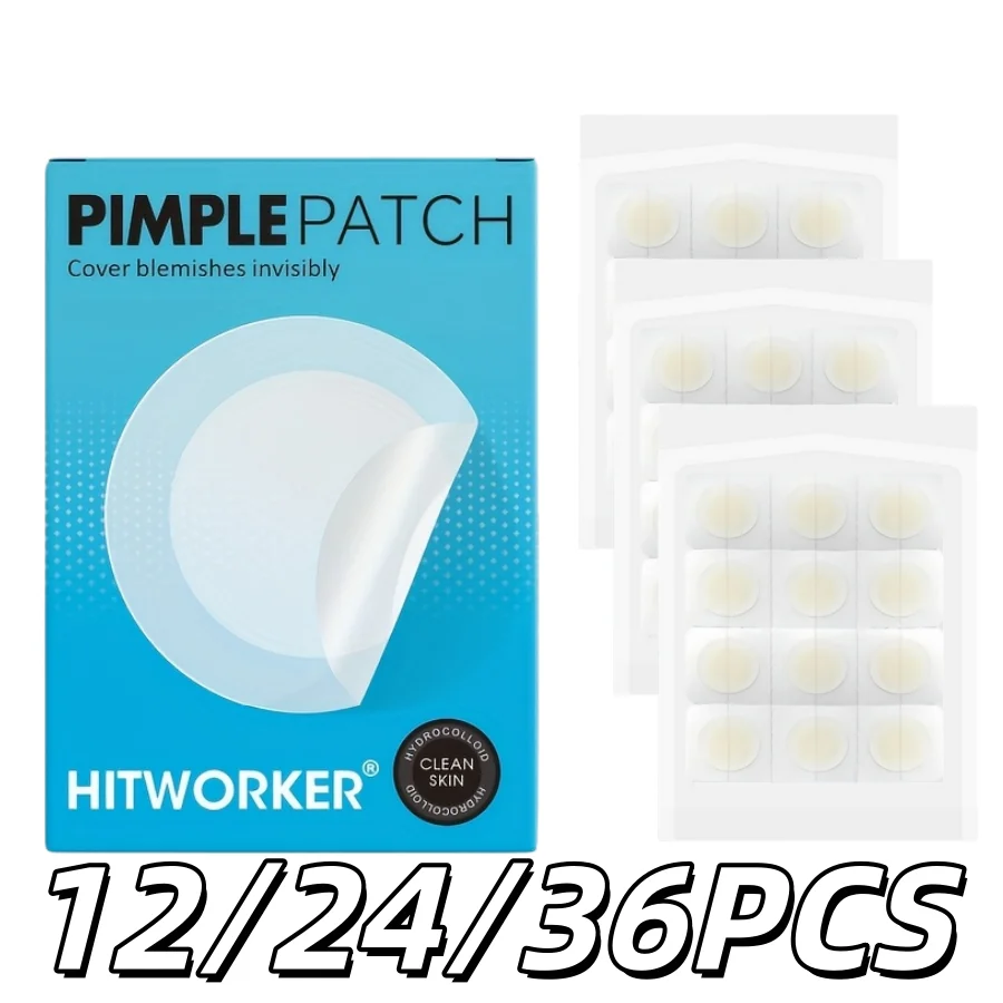 12/24/36PCS Tea Tree Essential Oil Hydrogel Anti acne Patch, suitable for all skin types