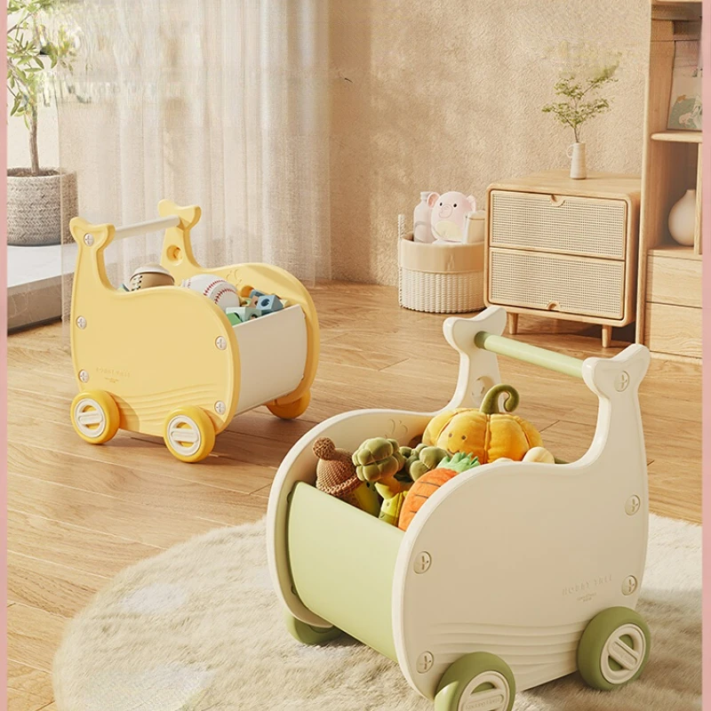 

New Children's Trolley Simulation of Every Toy Storage Car Baby Supermarket Shopping Cart Puzzle Birthday Gift Trolley