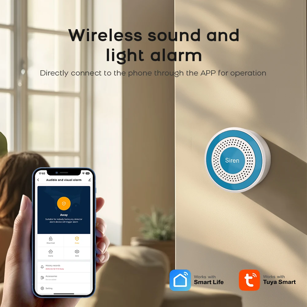 PGST WiFi Alexa Tuya Smart Life Home Alarm Security System Kit أتمتة المنزل إنذار الأمن حماية مستشعر حركة الباب