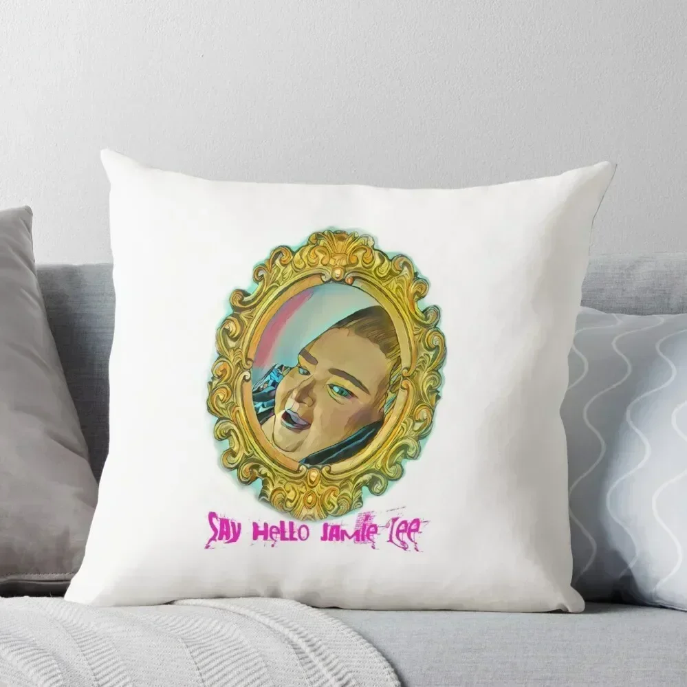 

Say Hello Jamie Lee Throw Pillow Sofas Covers Christmas Pillow Cases Pillowcases For Pillows Custom Cushion Photo pillow
