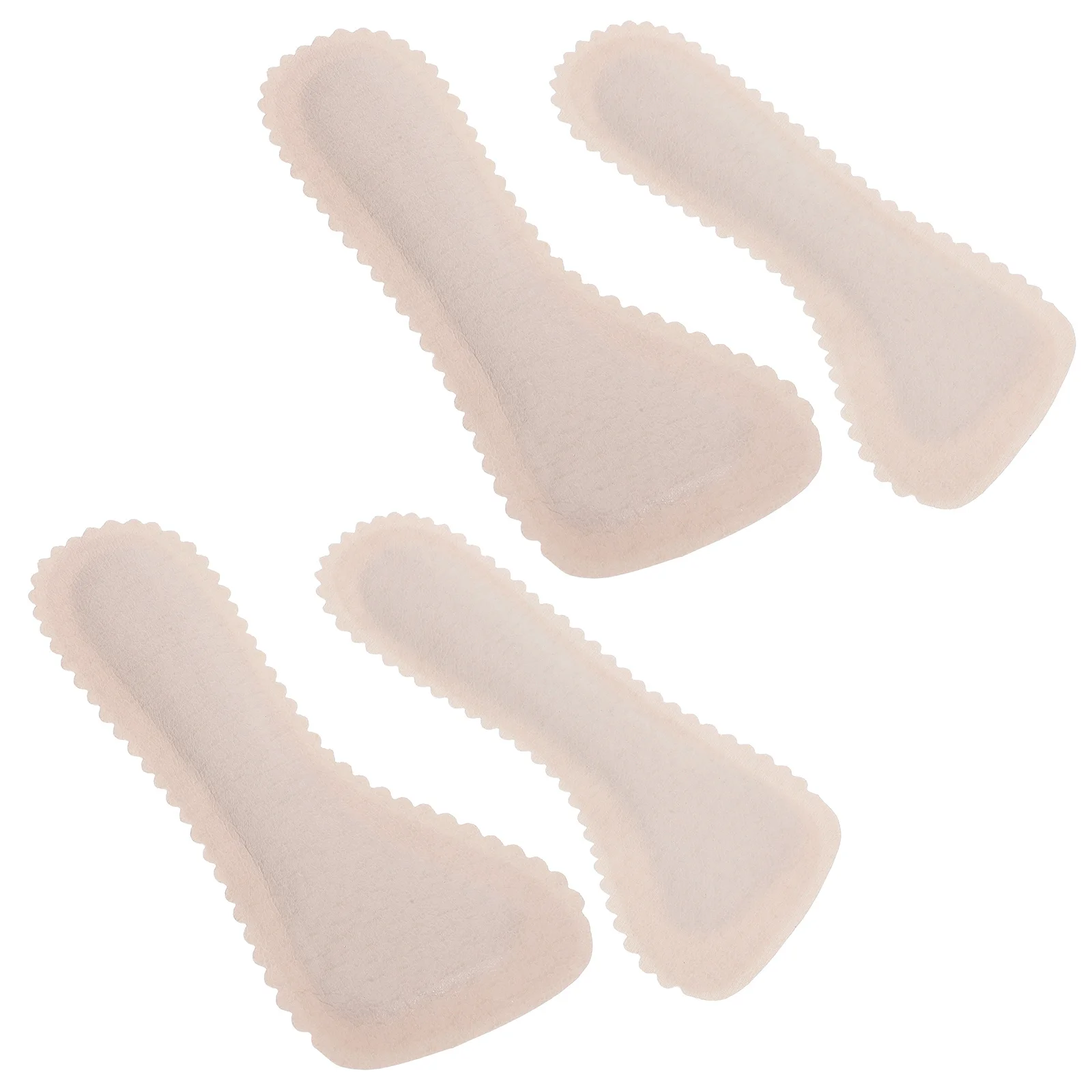 Semelles intérieures en liège pour femmes, 2 paires, sandales, accessoires de chaussures antidérapants, confortables, de marche, élastiques, en Latex