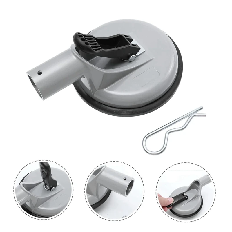 吸盤旗竿ブラケットベースサインミニ吸盤旗竿サポートホルダー壁マウント屋外金属アルミニウム合金 1 ピース