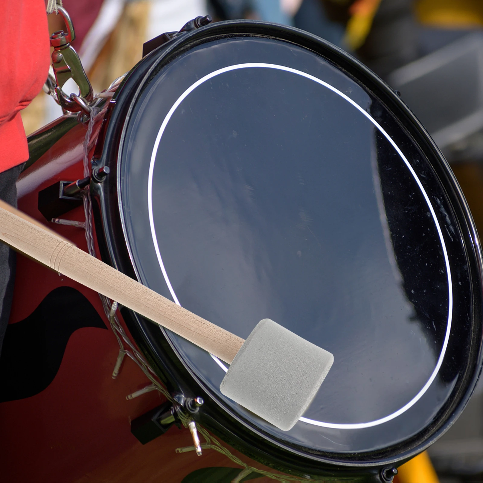 2 قطعة مطارق طبلة باص المهنية عصي طبلة عدم الانزلاق إيفا رغوة الخشب الآلات الموسيقية دائم قرع أفخاذ