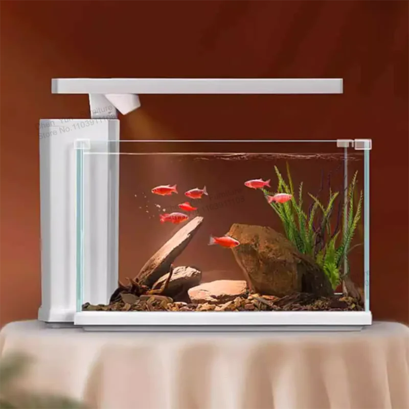 Landscaping Filtration Fish Tank Glass Cobble Aquatic Pet Supplies Decoration Nordic Fish Tank Ecology Aquarium Pour Aquarium