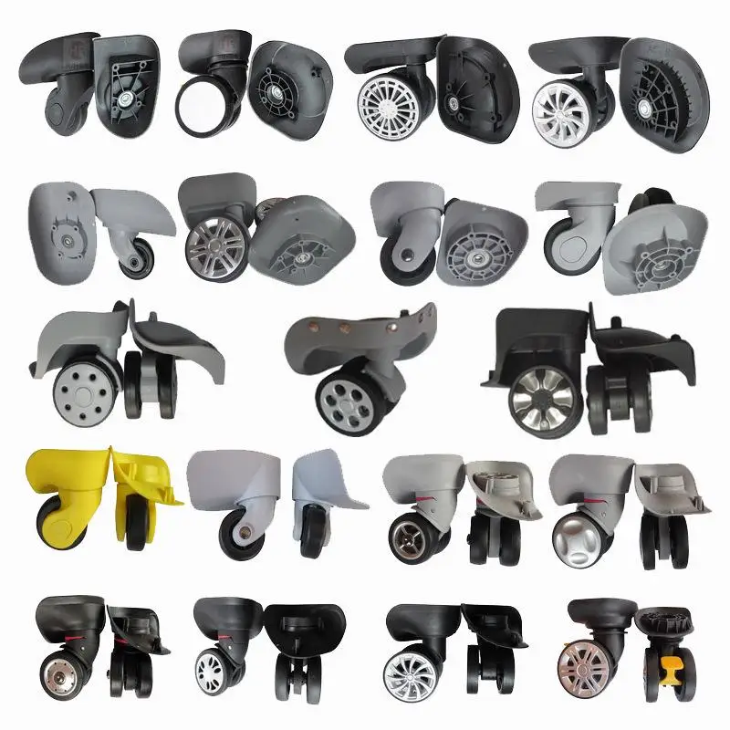 Universal Wheels for Luggage Suitcase Travel Bag Wheels for Carryon And Checked Baggage Durable Casters for Suitcase Accessories