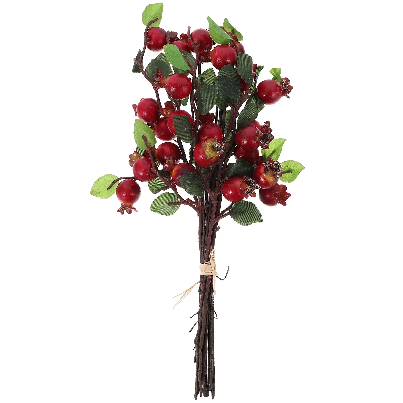 

Decorations Fake Fruit Artificial Leaves Flower Arrangements for Table Faux Berry Stems Picks Floral Rosehip Berries