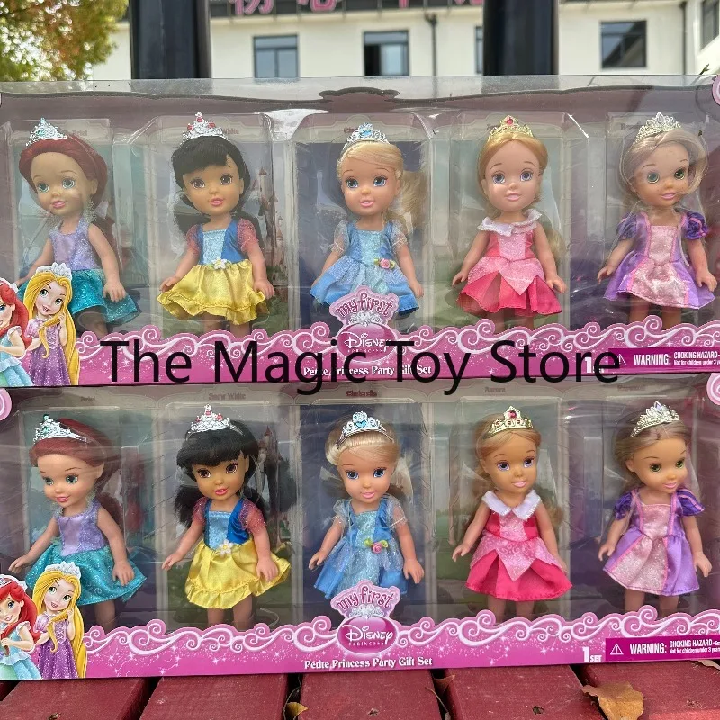 originale-disney-mini-principessa-bambola-da-16-cm-per-gioco-di-ruolo-biancaneve-e-ariel-la-sirenetta-modellino-da-collezione