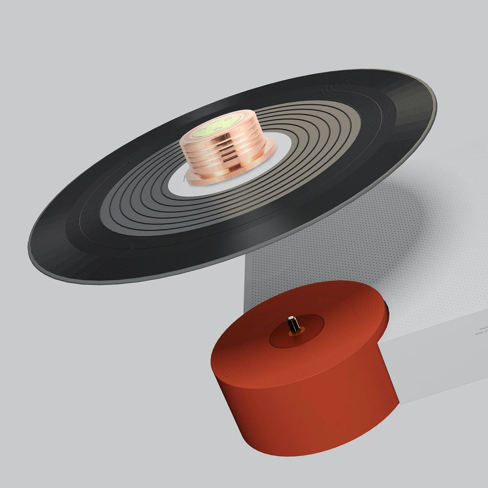 

1Pcs Aluminum Alloy Record Stabilizer Reduce Resonance Stabilize Frequency Enhance Music Enjoyment Gold Record Stabilizer