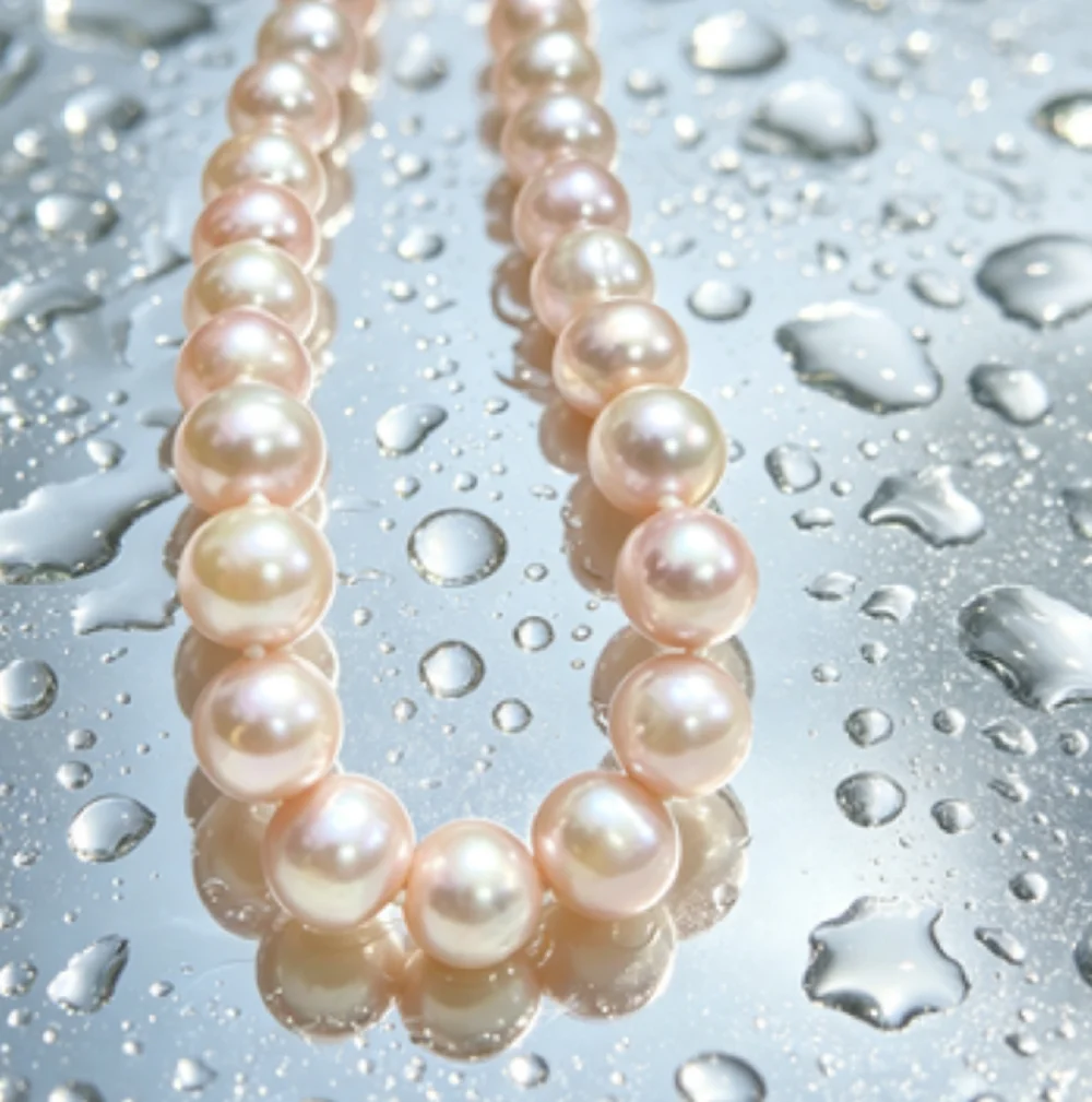 Gorgeous Necklace AAAA10-11mm Natural South Sea Round Pearl Necklace with 18in/925s Button