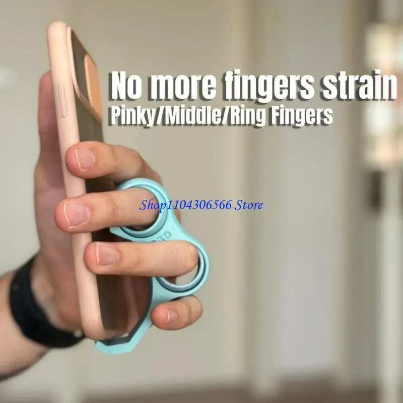 

02DD Colorful Ergonomic Grip Combines Practical Stand And Stress Toy