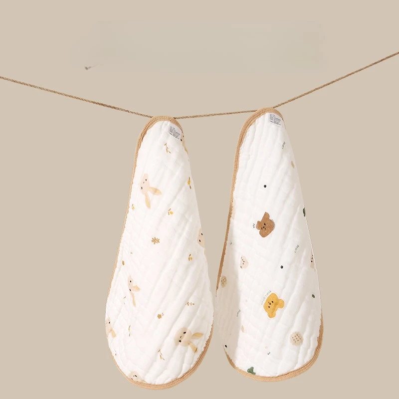 아기 베개 신생아 통기성 및 땀 흡수 방지 침 방지 면 수건