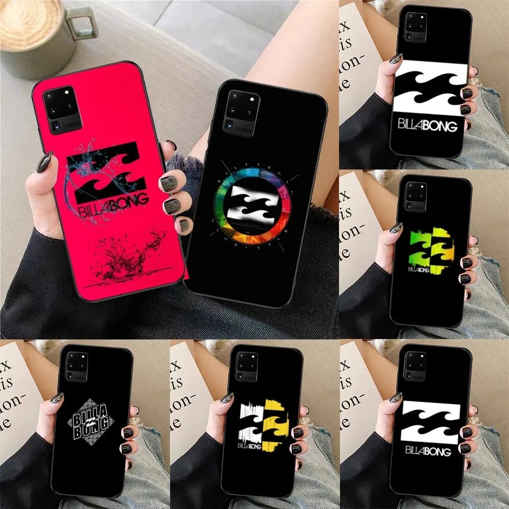 Billa Bong Mobile Cell Phone Case for Samsung Galaxy S23 S22 S21 S10 S9 S8 Plus Ultra Black Soft Phone Cover Funda