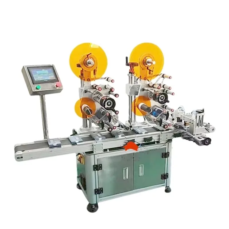 Automatic Case Top Labeling Machine Industrial Self Adhesive Label Applicator Food Box Carton Packaging Labeling System Commerci
